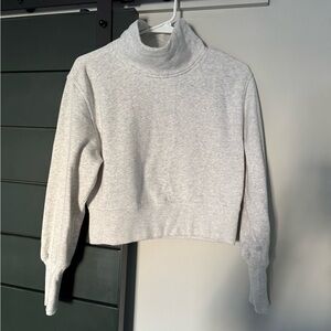 Abercrombie gray funnel neck sweatshirt